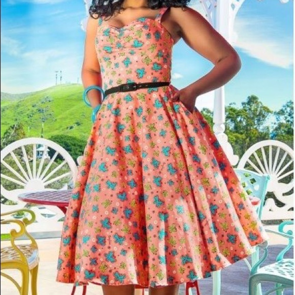 Pinup Couture S Nancy Dress Mary Blair Butterflies